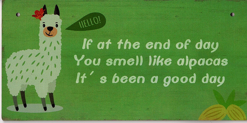 Load image into Gallery viewer, Alpaca Home Decor Wooden Plaque
