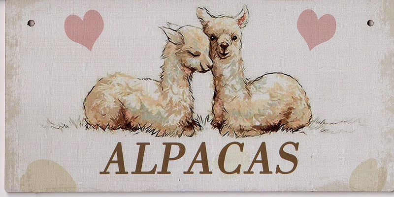 Load image into Gallery viewer, Alpaca Home Decor Wooden Plaque
