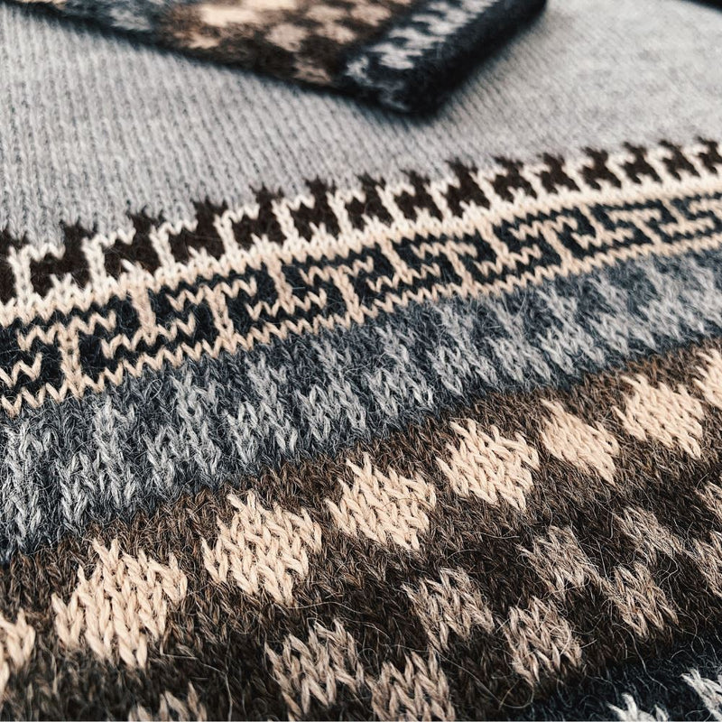 Load image into Gallery viewer, Alpaca Inca Patterned Sweater

