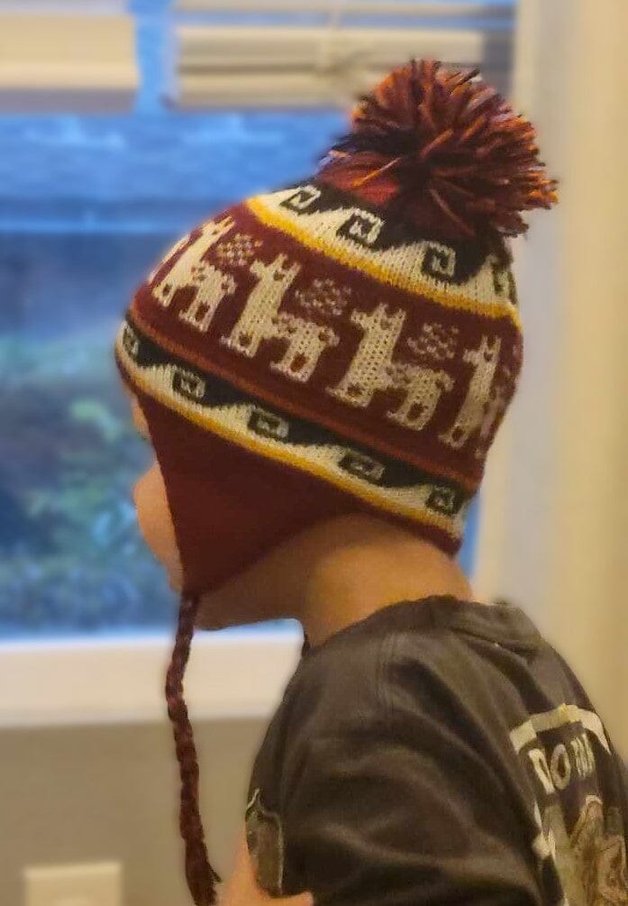 Load image into Gallery viewer, Alpaca Infant Toddler Chullo Hat
