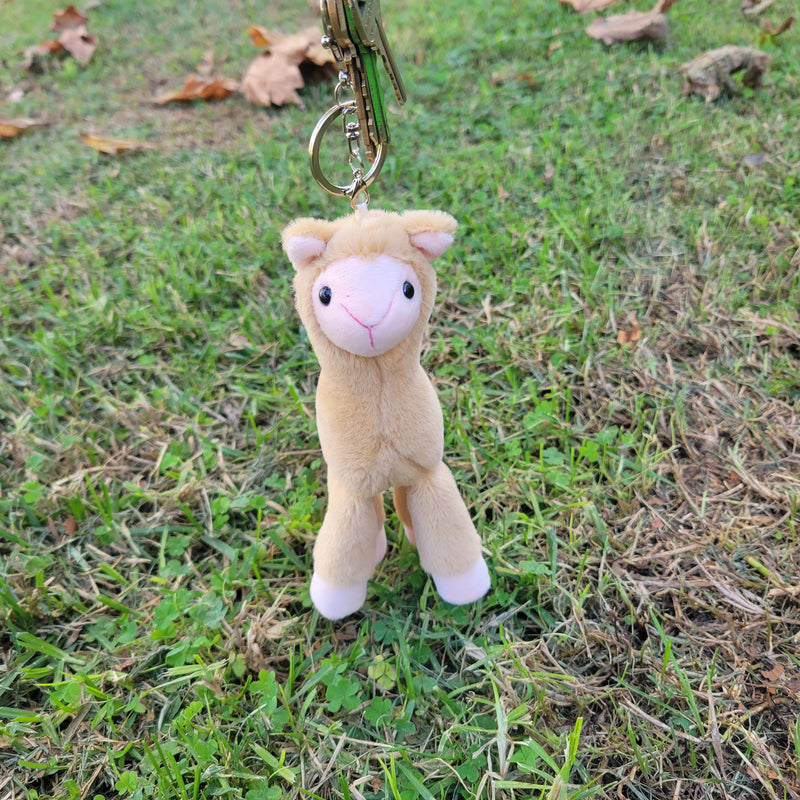 Load image into Gallery viewer, Alpaca Keychain Plush
