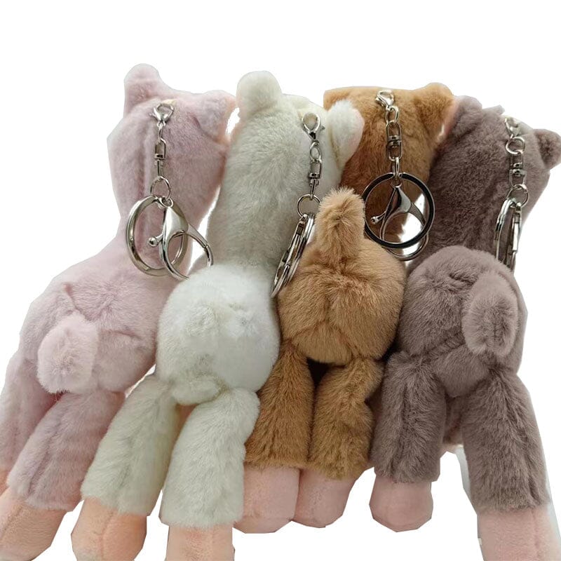 Load image into Gallery viewer, Alpaca Keychain Plush
