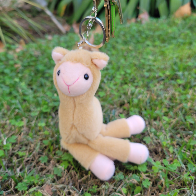Load image into Gallery viewer, Alpaca Keychain Plush
