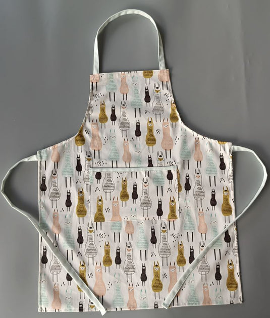 Alpaca Kitchen Tea Towel, Oven Mitt + Pot Holder, Grocery Tote Bag