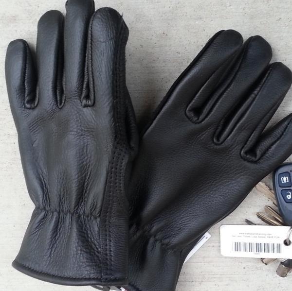 Load image into Gallery viewer, Alpaca Knit Lined Cowhide Leather Gloves - Alpaca Made in the USA
