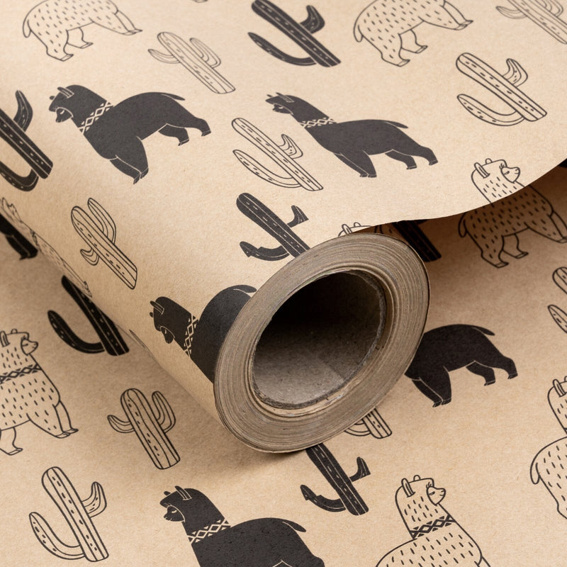 Load image into Gallery viewer, Alpaca Kraft Wrapping Paper
