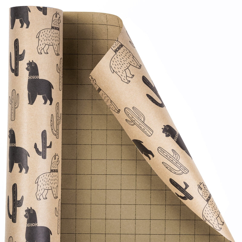 Load image into Gallery viewer, Alpaca Kraft Wrapping Paper
