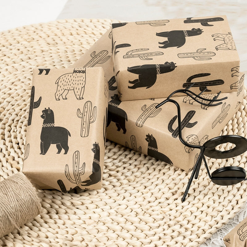 Load image into Gallery viewer, Alpaca Kraft Wrapping Paper
