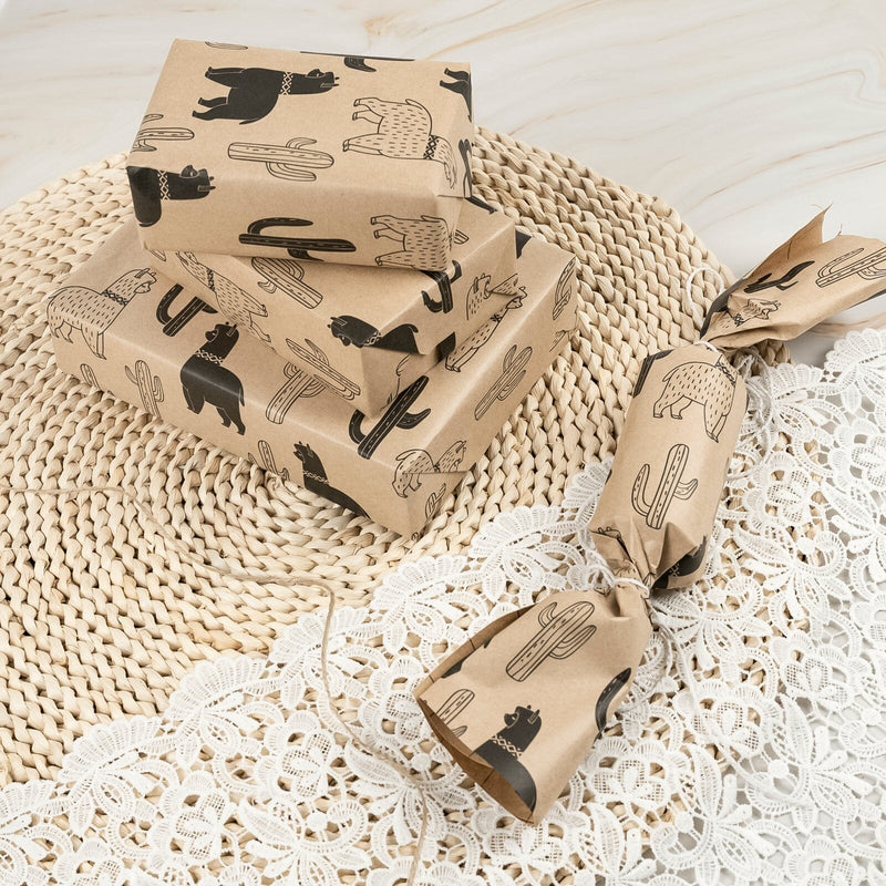 Load image into Gallery viewer, Alpaca Kraft Wrapping Paper
