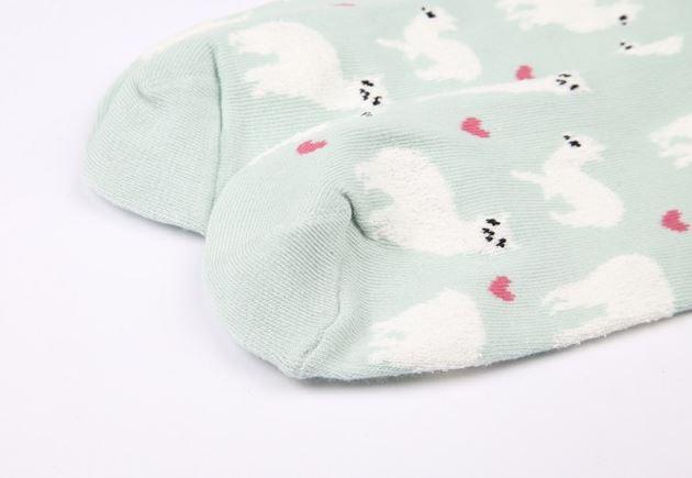 Load image into Gallery viewer, Alpaca Love No-Show Cotton Socks
