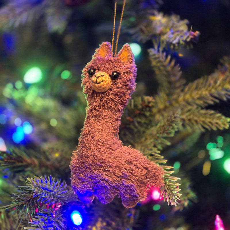 Load image into Gallery viewer, Alpaca Puff Plush Ornaments
