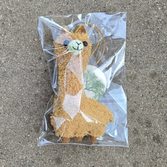 Alpaca Puff Plush Ornaments