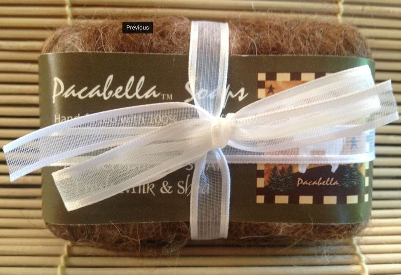 Load image into Gallery viewer, Alpaca Spa Felted Goat Milk Soap
