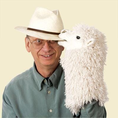 Load image into Gallery viewer, Alpaca Stage Hand Puppet
