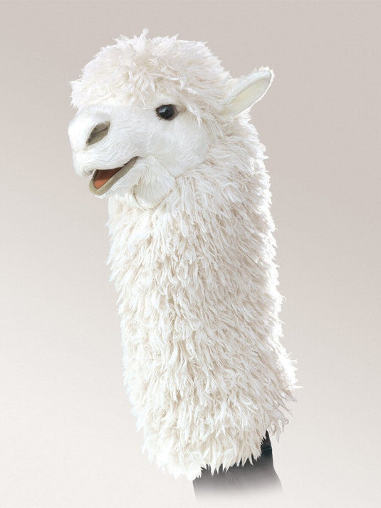 Alpaca Stage Hand Puppet