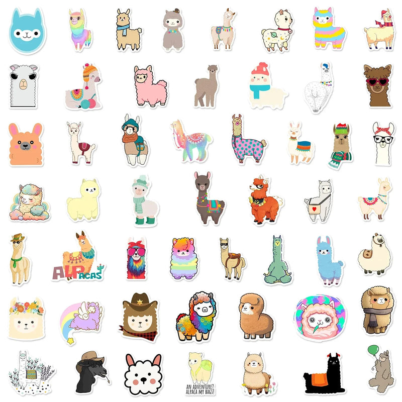 Load image into Gallery viewer, Alpaca Stickers Glossy
