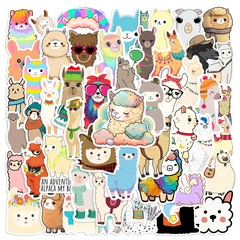 Load image into Gallery viewer, Alpaca Stickers Glossy
