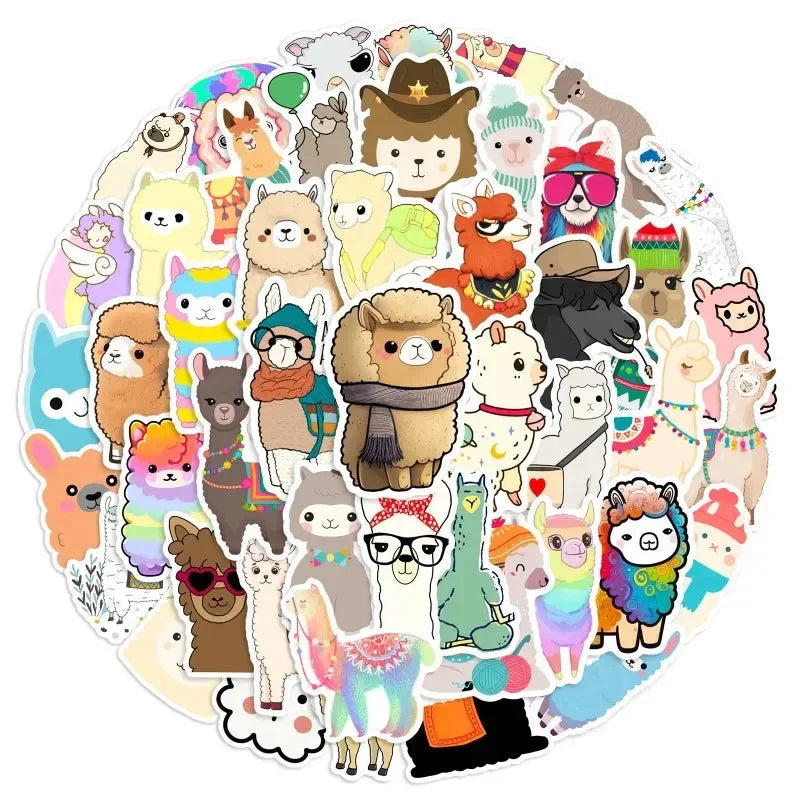 Load image into Gallery viewer, Alpaca Stickers Glossy
