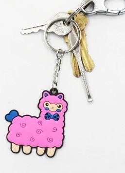 Load image into Gallery viewer, Alpaca Tag Keychain
