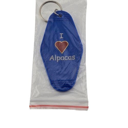 Load image into Gallery viewer, Alpaca Vintage Motel Keychain Souvenir
