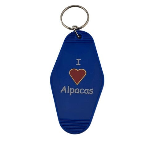Load image into Gallery viewer, Alpaca Vintage Motel Keychain Souvenir
