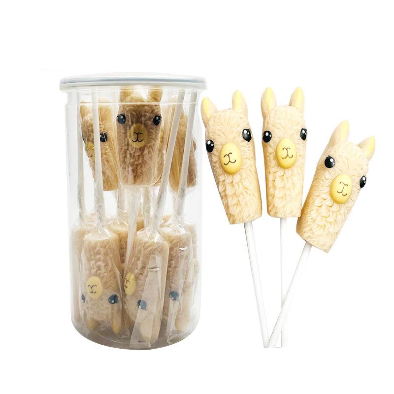 Load image into Gallery viewer, Alpaca Watching Lollipops
