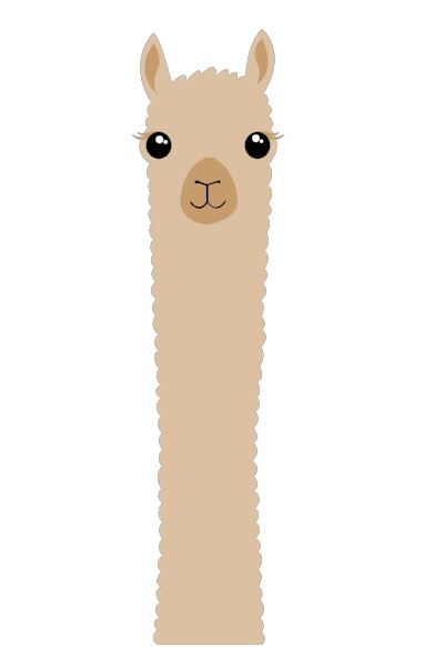 Alpaca Watching Lollipops