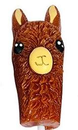 Alpaca Watching Lollipops