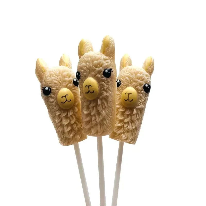 Load image into Gallery viewer, Alpaca Watching Lollipops
