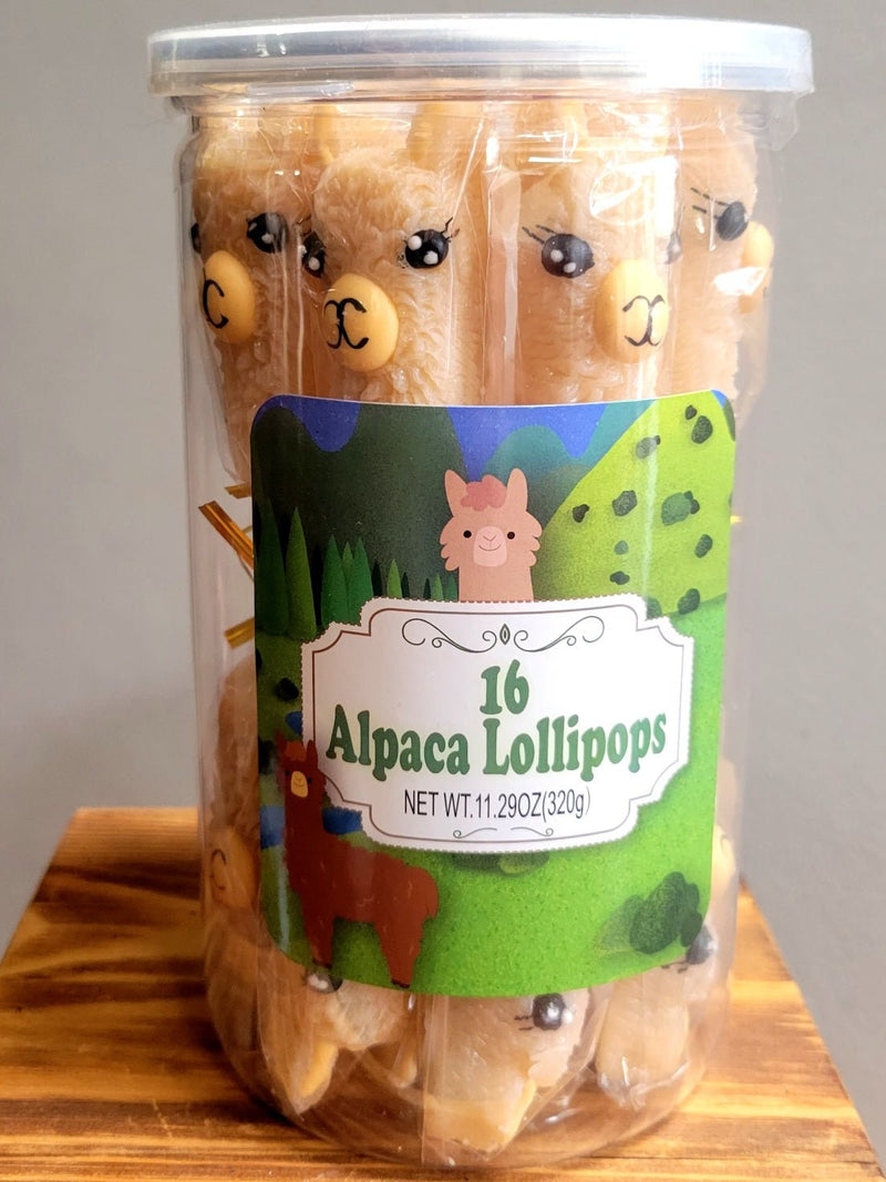 Load image into Gallery viewer, Alpaca Watching Lollipops
