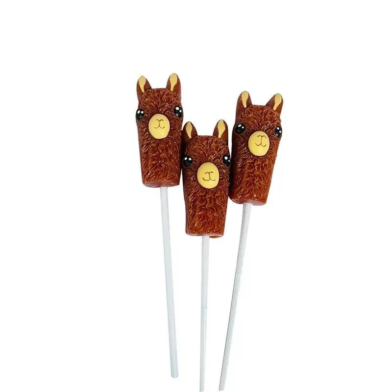 Load image into Gallery viewer, Alpaca Watching Lollipops
