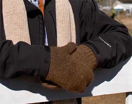 Load image into Gallery viewer, Alpaca Work/Play Alpaca Lined Mittens
