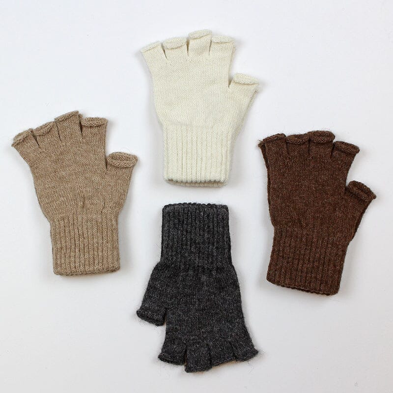 Load image into Gallery viewer, Alpaca Work/Play Fingerless Alpaca Gloves
