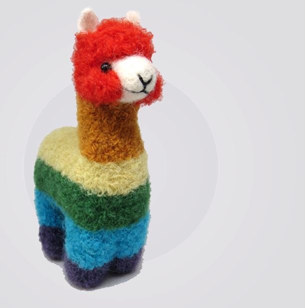 Load image into Gallery viewer, Alpacadorable Hand Made Baby Alpaca Ornaments
