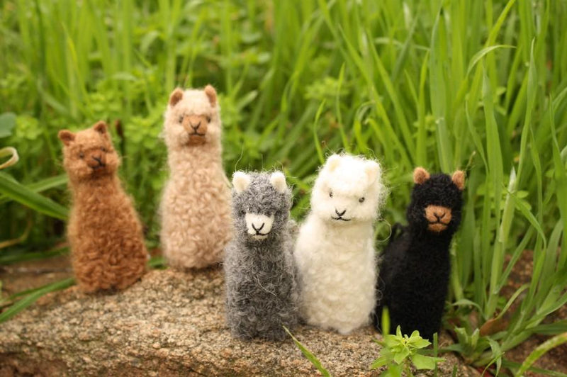 Load image into Gallery viewer, Alpacadorable Hand Made Baby Alpaca Ornaments
