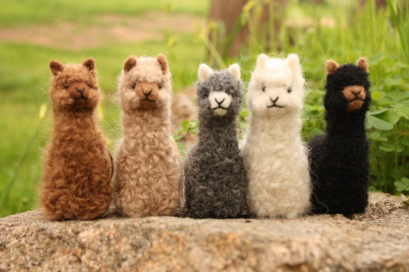 Load image into Gallery viewer, Alpacadorable Hand Made Baby Alpaca Ornaments
