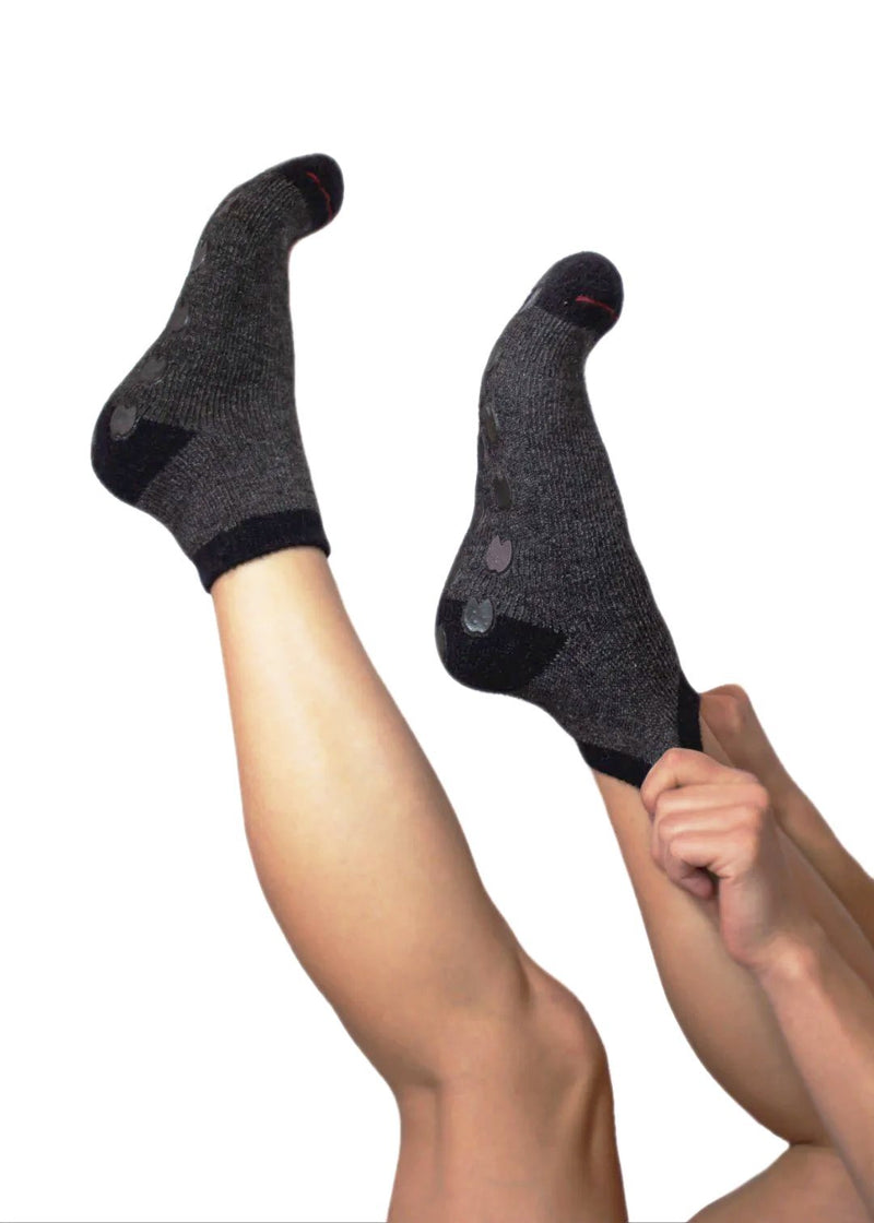 Load image into Gallery viewer, AlpacaTrax Gripper Slipper Alpaca Socks
