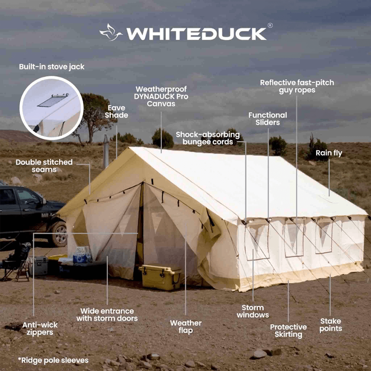 USED - 10'x12' Alpha Wall Tent