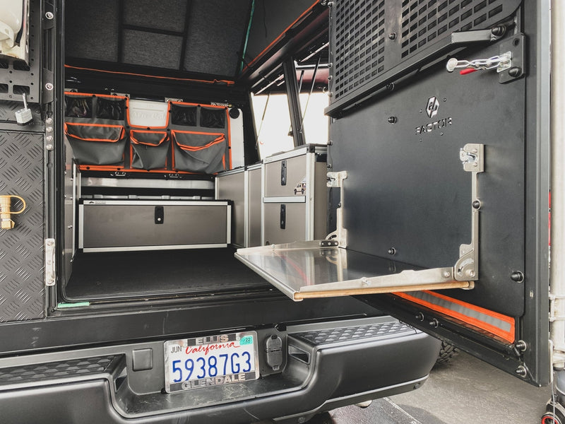 Load image into Gallery viewer, Alu-Cab Alu-Cabin Canopy Camper - Ram 1500 (DT) / 1500 TRX 2019-Present 5th Gen. - Bed Plate System - 5'7" Bed
