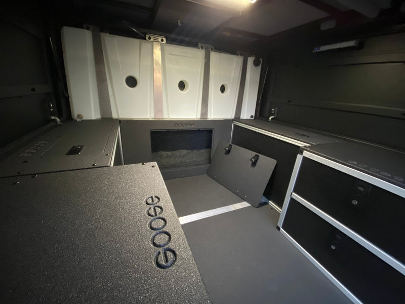 Load image into Gallery viewer, Alu-Cab Alu-Cabin Canopy Camper - Ram 2500 &amp; 3500 2009-Present 4th &amp; 5th Gen. - Lower Bulkhead Panel
