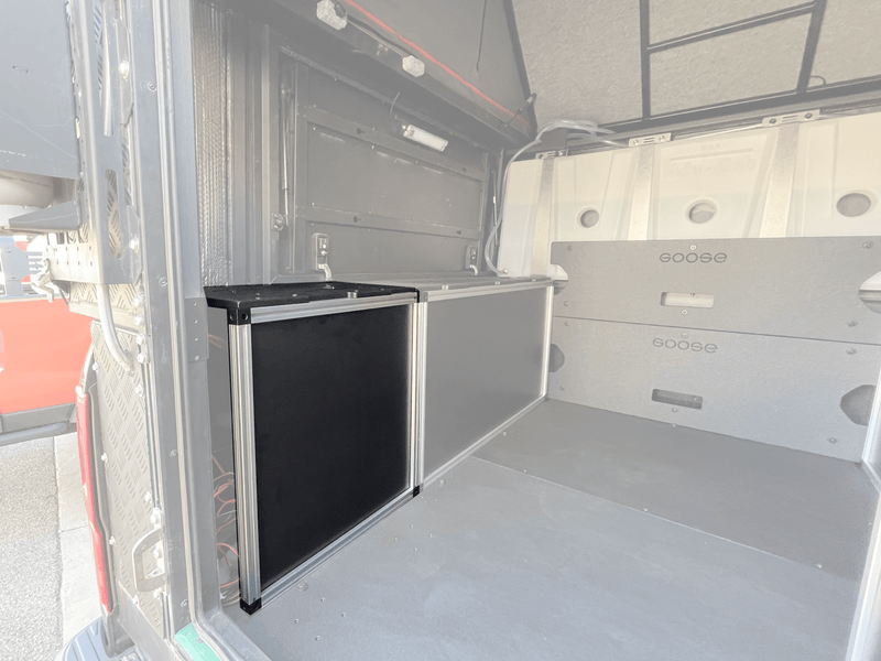 Load image into Gallery viewer, Alu-Cab Alu-Cabin Canopy Camper - Toyota Tundra 2007-2021 2nd and 2.5 Gen. - Rear Utility Module
