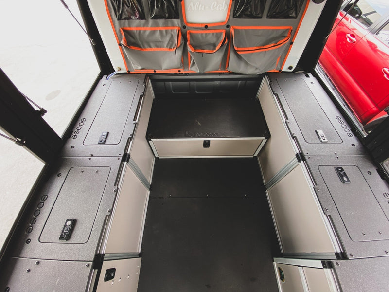 Load image into Gallery viewer, Alu-Cab Alu-Cabin Canopy Camper - Toyota Tundra 2022-Present 3rd Gen. - Front Utility Module - 6'5" Bed
