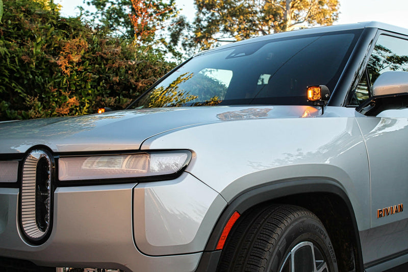 Load image into Gallery viewer, 2023+ Rivian Hood Mount/Ditch Lights
