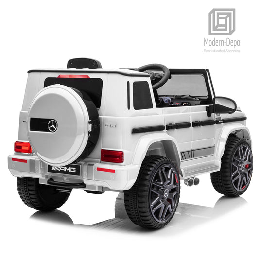 AMG G63 Licensed Ride On Car with Remote Control and Music - 12V SUV Toy by Mercedes Benz