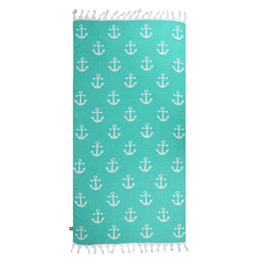 Anchor - Turkish Beach Towel