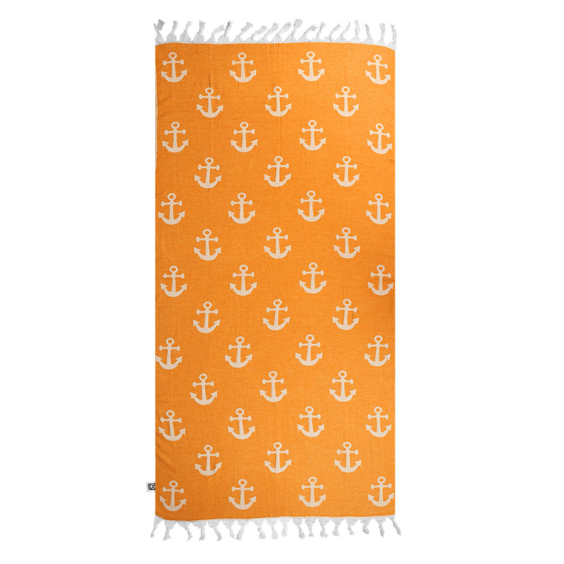 Load image into Gallery viewer, Anchor - Turkish Beach Towel
