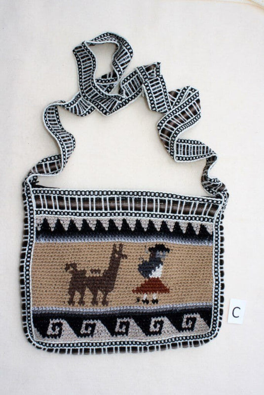 Andean Alpaca Crochet Tote Bag
