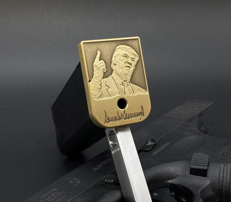 Load image into Gallery viewer, Milspin Donald Trump 3D Magazine Base Plate
