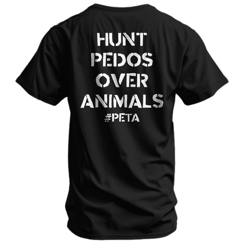 Load image into Gallery viewer, Hunt Pedos Over Animals Men&#39;s T-Shirt
