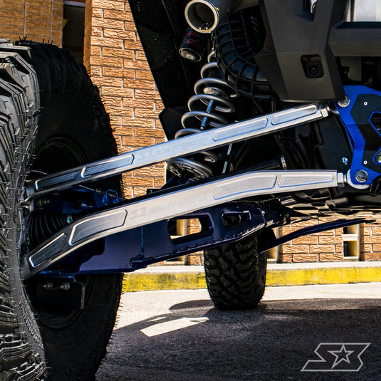 Polaris RZR XP Turbo S Billet Aluminum High Clearance Radius Rods, Lower